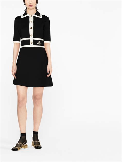 gucci collared dress